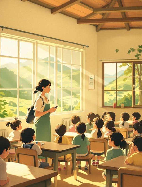 八哥网 - 山那边的小学
